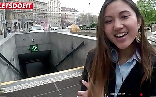 LETSDOEIT - Asian Teen Tourist Has POV Sex Overseas With Courtroom Guy - May Thai & Charlie Dean