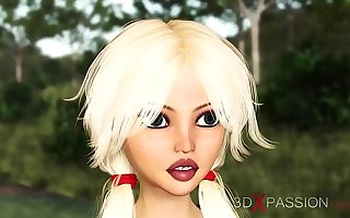 3dxpassion.com. Young countess virgin dreams of being fucked by a big cock on every side prison