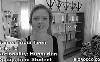 18yo hungarian babe in casting - Tricia Teen, Rocco Siffredi