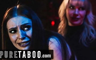 PURE TABOO Therapist Manipulates Babe into Sell for succeed in StrapOn DP
